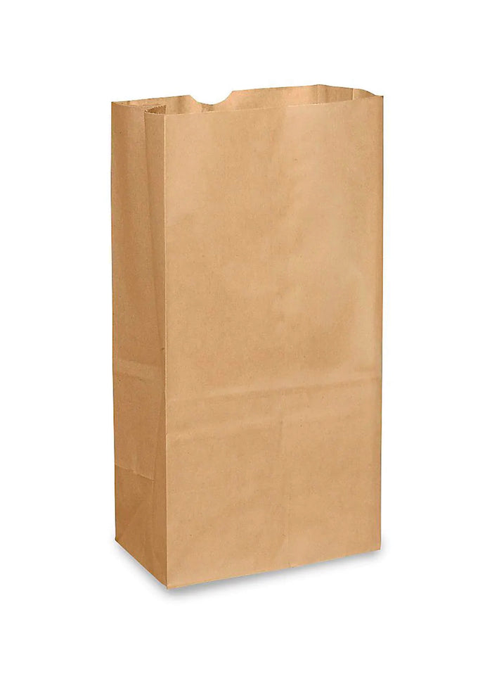 Grocery Paper Bags DD50 SML 1/8 Sack (9.75 x 6 x 16.5in), 500 Bags