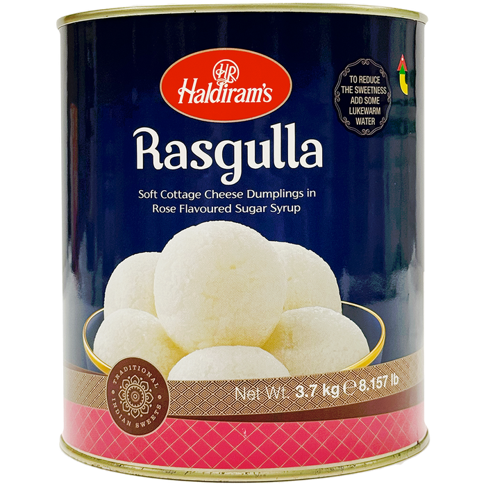 Haldiram Rasgulla, 3.7kg - 4 Count