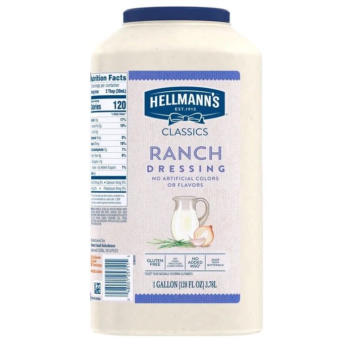 Hellmann's Creamy Ranch Dressing 3.78L