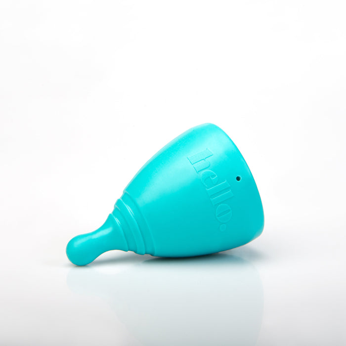 Hello Menstrual Cup Double Box - Medium Cervix - Medium Blue + Large Blush