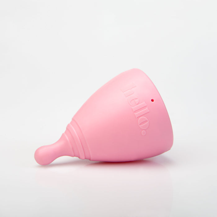 Hello Menstrual Cup Double Box - Medium Cervix - Medium Blue + Large Blush