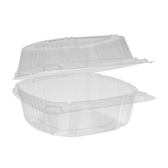 Hinged Clear Plastic 6in (Pactiv) 500/cs