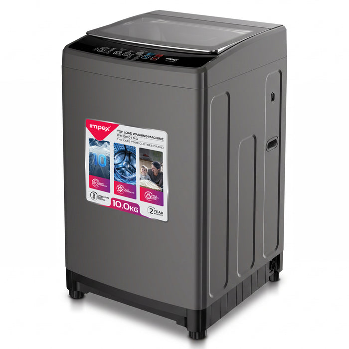 Impex 10KG Fully Automatic Top Load Washing Machine (WM1000TMG)