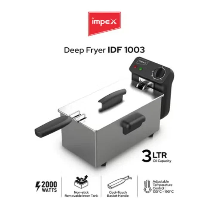 Impex 3 Ltr. Deep Fryer (IDF 1003)
