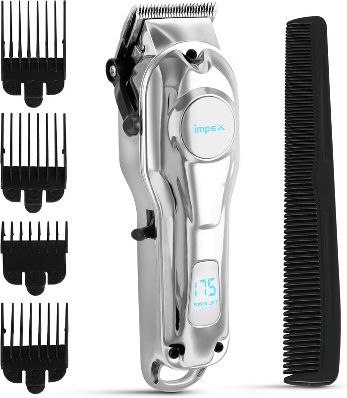 Impex IHC7 – Professional Hair Clipper with LED Display & 2000mAh Battery