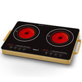 Impex IR-2704 Double Infrared Cooktop – 3600W, Touch Control, 5 Cooking Modes