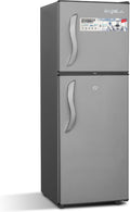 Impex IRF138C 138L Double Door Refrigerator-Freezer | Direct Cool | Dark Grey