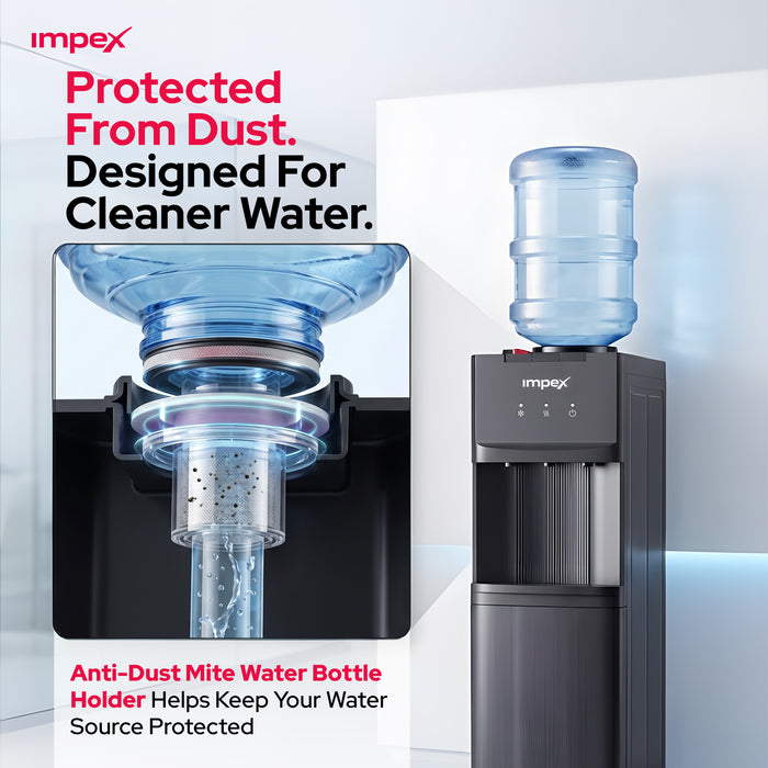 Impex WD3902C 3-Tap Water Dispenser – Compressor Cooling, 304 Stainless Steel Tank