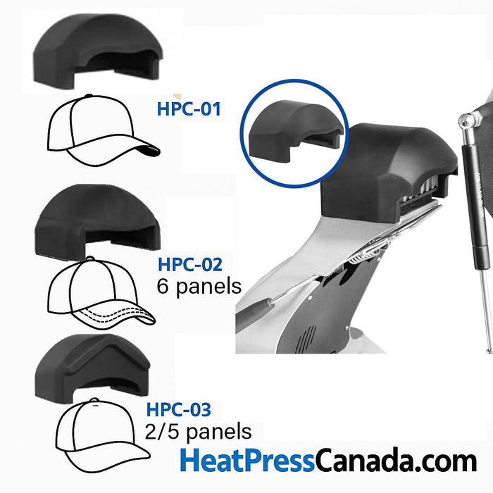 Interchangeable Cap Molds for caps heat press