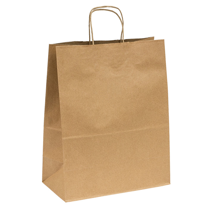Kraft Paper Bag Twisted Handle (13 x 7 x 17in, Mart) - 250 Count