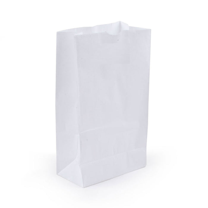 Kraft Paper Bags Bleached #5 - 500 Bundle