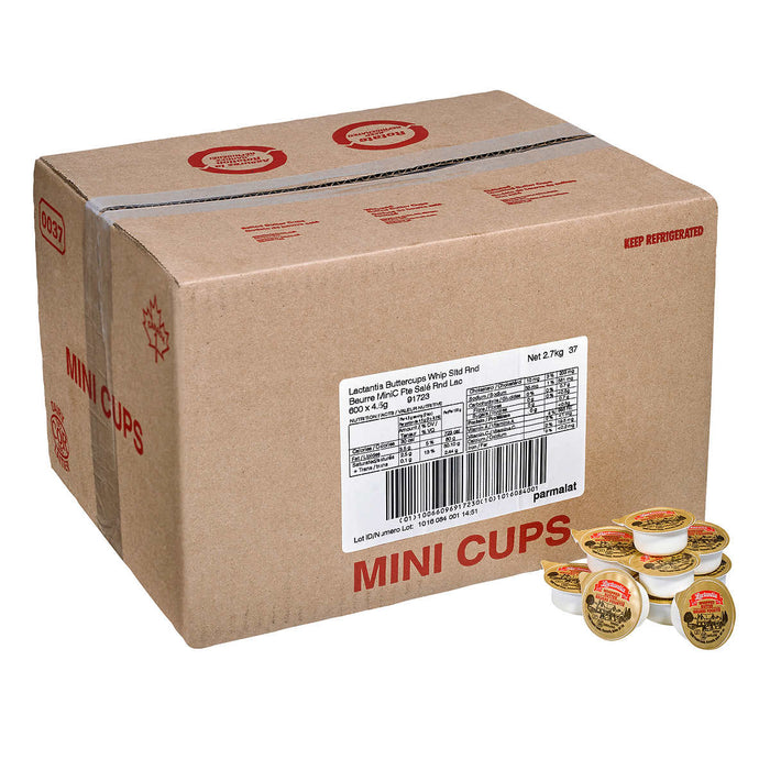 Lactantia Whipped Mini Butter Cups 6.5g, 600 Count