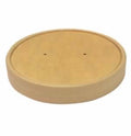 Lid - Paper Deli/Soup Container Paper (12/16/24/32oz, Natural), 500 Count