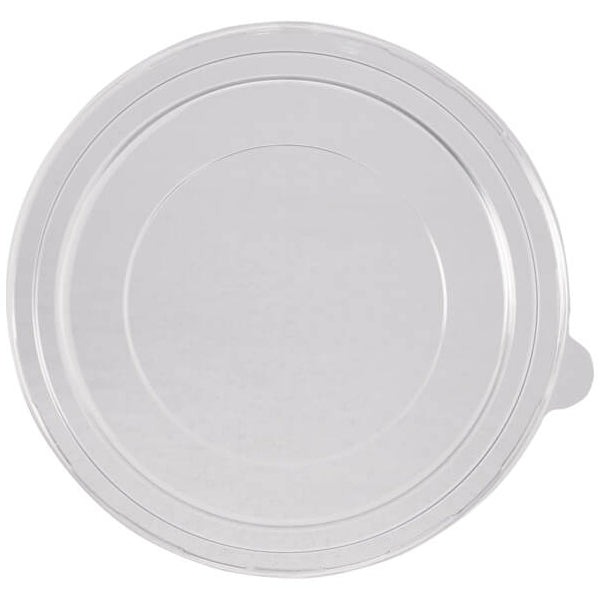 Lid - Paper Round Bowl PET (185mm, 1100/1300/1500mL), 300 Count