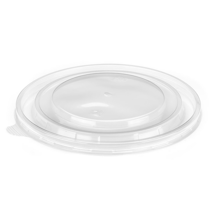 Lid - Paper Round Bowl PET (185mm, 1100/1300/1500mL), 300 Count