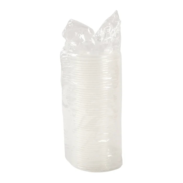 Lids - Vented PP for Paper Soup Cups (115mm, 12-32oz, Clear), 500 Count