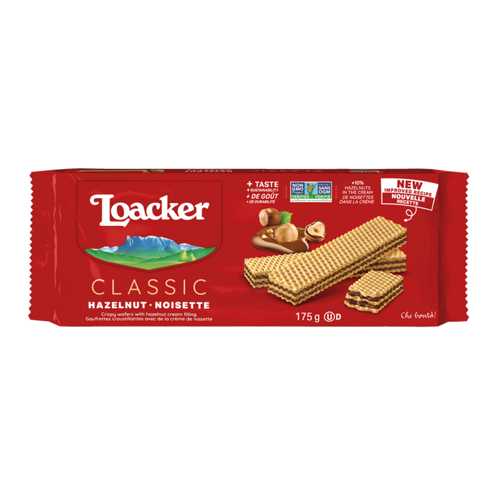 Loacker Wafer Hazelnut 12x175g