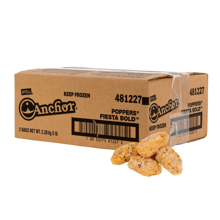 McCain Anchor Frozen Fiesta Bold Poppers, 5lb/2.27kg