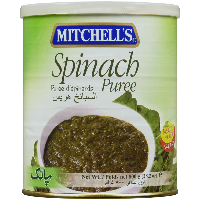 Mitchell’s Spinach Puree 800g, 12 Count