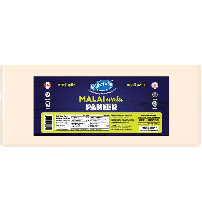 Motherway Paneer Cheese, 1.5kg - 6 Count