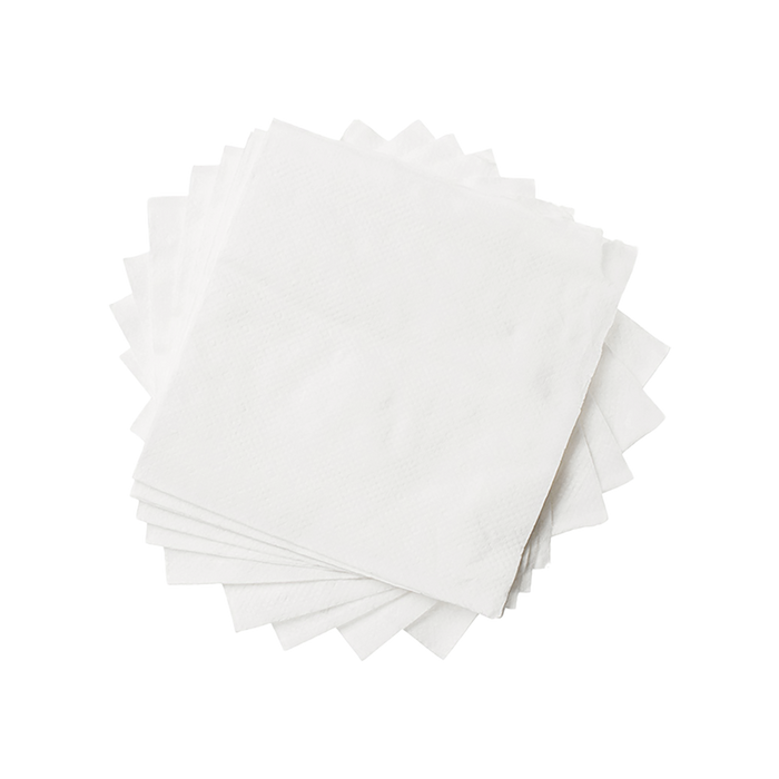 MPI Beverage Napkins (1-Ply, White), 4000 Count