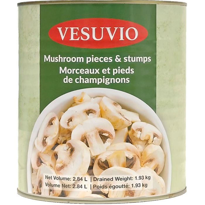 Mushroom Pieces & Stems 2.84L, 6 Count