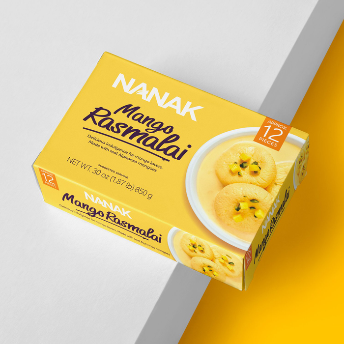 Nanak Rasmalai Mango 850g - 6 Pack