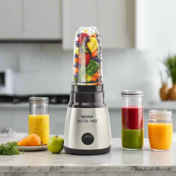Nutri-Mix 400 Watts with Extra Free Unbreakable Long jar and 2 Jars, LE-809