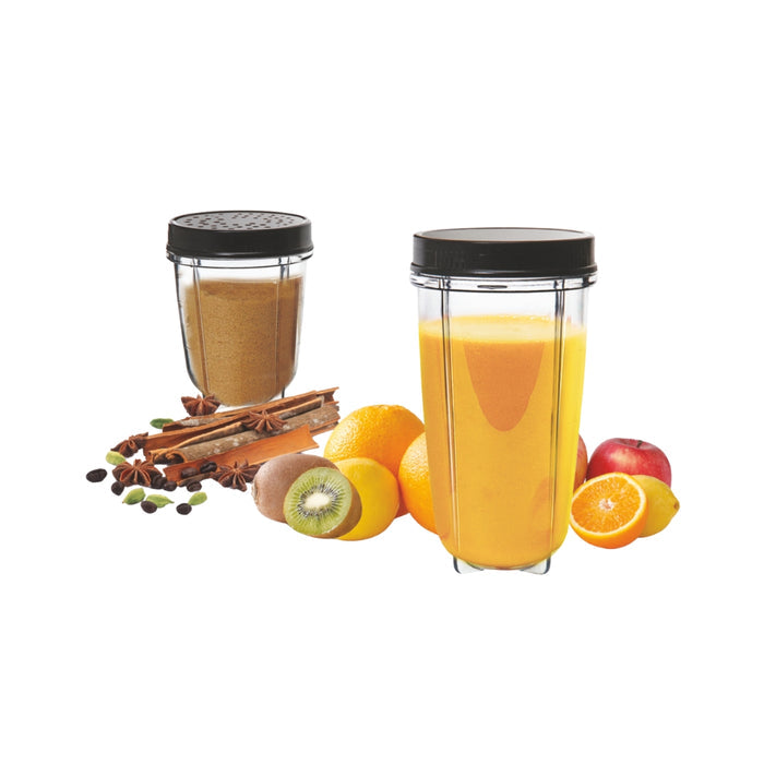 Nutri-Mix 400 Watts with Extra Free Unbreakable Long jar and 2 Jars, LE-809