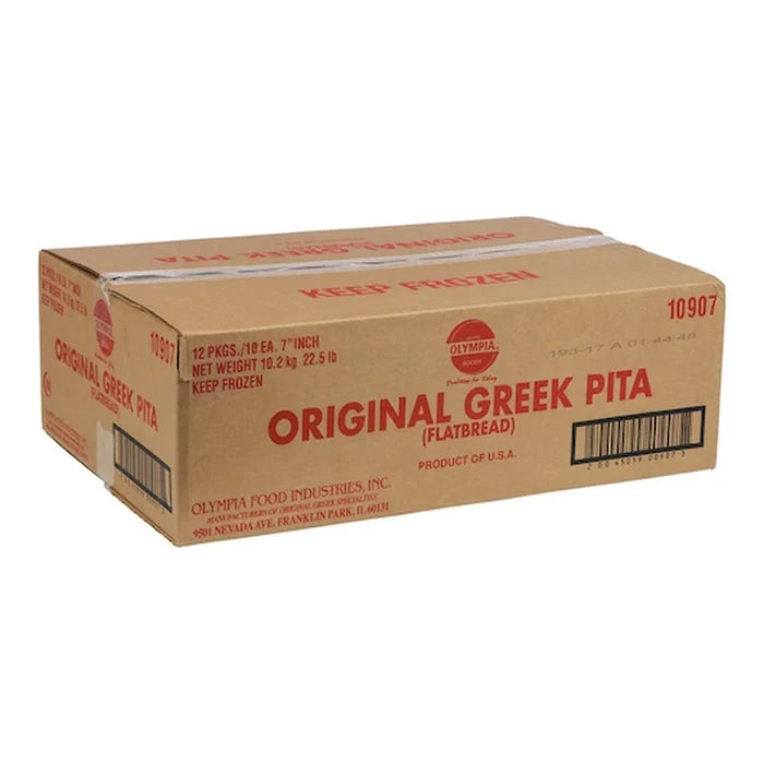 Olympia Foods 7in Original Greek Pita - 120 Pack