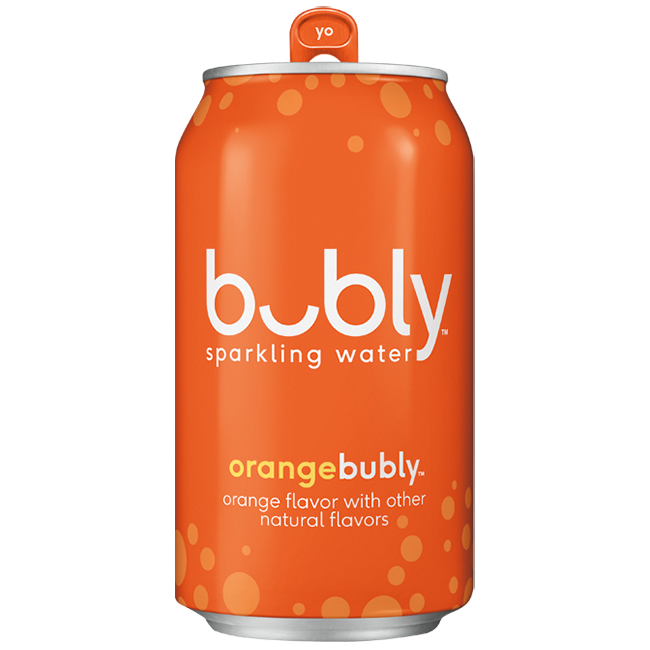 Orange Sparkling Water 355mL - 12pk