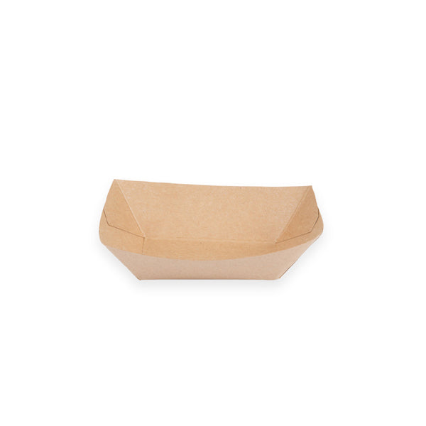 Paper Boat Food Tray (Kraft, 1/2lb), 1000 Count