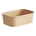 Paper Bowl Rectangular Kraft (750mL/26oz), 300 Count