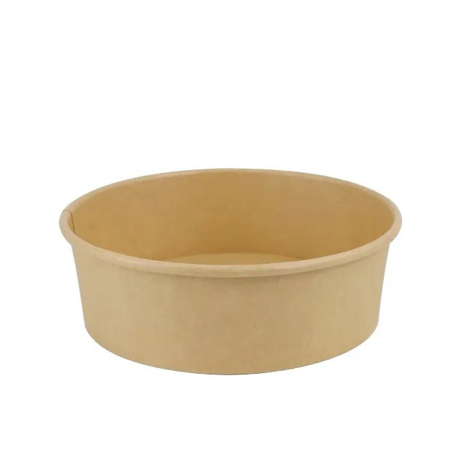Paper Bowl Round Kraft (500mL/16oz), 300 Count