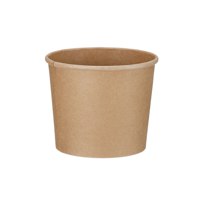 Paper Deli/Soup Container (12oz, Natural), 500 Count