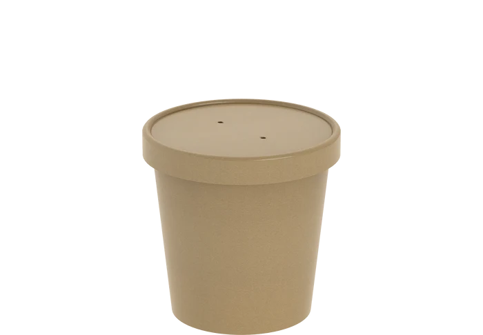 Paper Deli/Soup Container (16oz, Natural), 500 Count