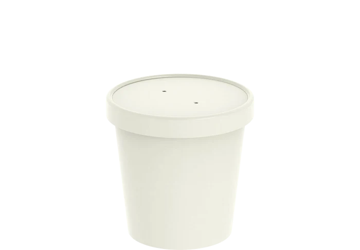 Paper Deli/Soup Container (16oz, White), 500 Count