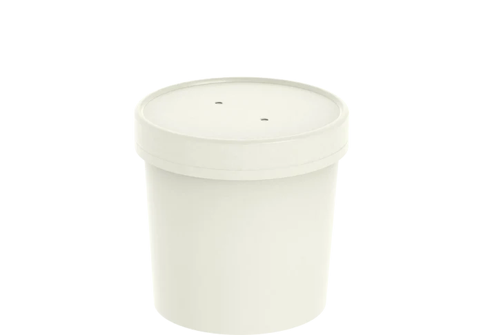 Paper Deli/Soup Container (24oz, White), 500 Count