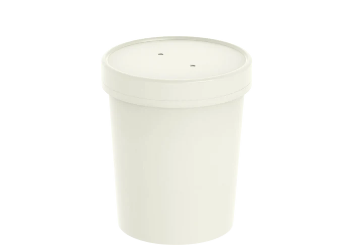 Paper Deli/Soup Container (32oz, White), 500 Count
