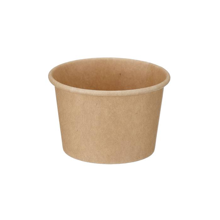 Paper Deli/Soup Container (4oz, Natural), 1000 Count