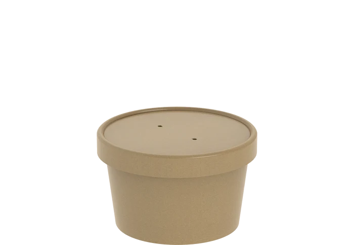 Paper Deli/Soup Container (8oz, Natural), 1000 Count