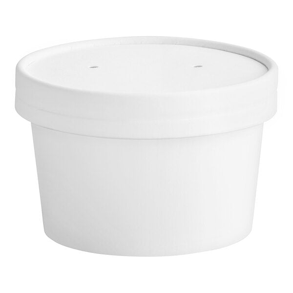 Paper Deli/Soup Container (8oz, White), 1000 Count