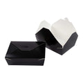 Paper Take-Out Container (Black #3, 1950mL/66oz), 200 Count