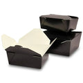 Paper Take-Out Container (Black #4, 2600mL/80oz), 160 Count