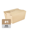 Paper Take-Out Container (Natural #1, 750mL/25oz), 300 Count