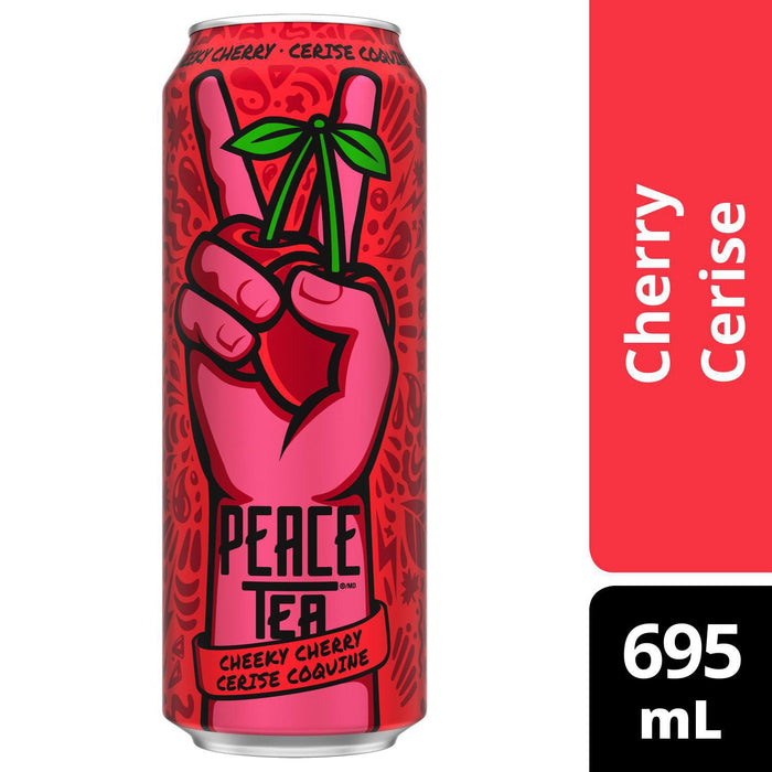 Peace Tea Cheeky Cherry 695mL, 12 Count