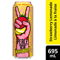 Peace Tea Strawberry Lemonade 695mL, 12 Count