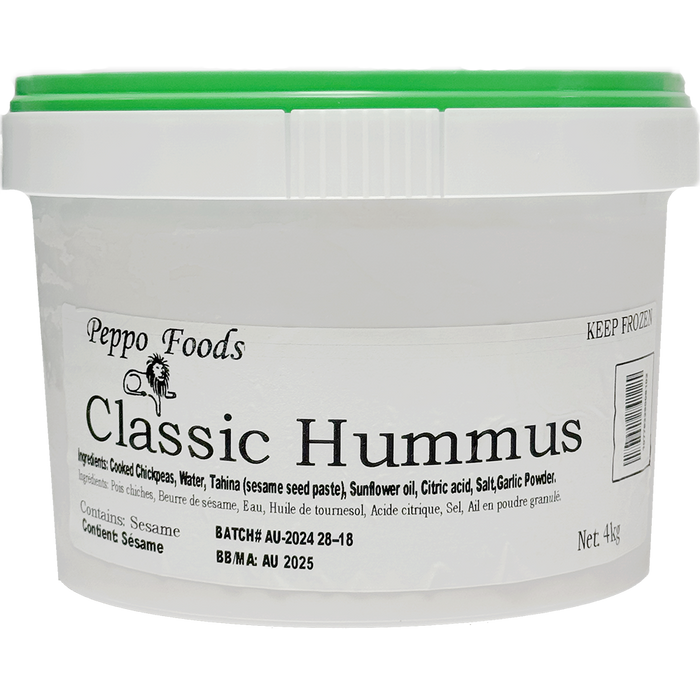 Peppo's Classic Hummus - 4kg