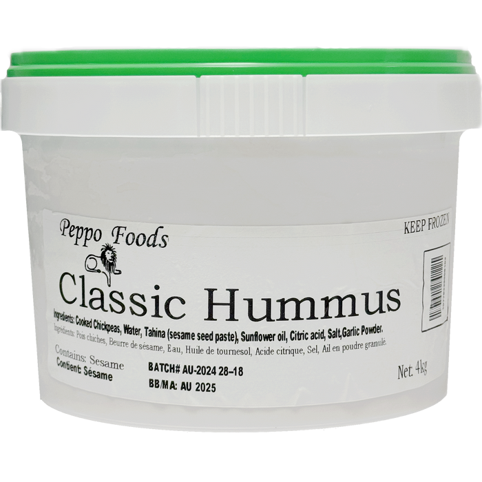 Peppo's Classic Hummus - 4kg