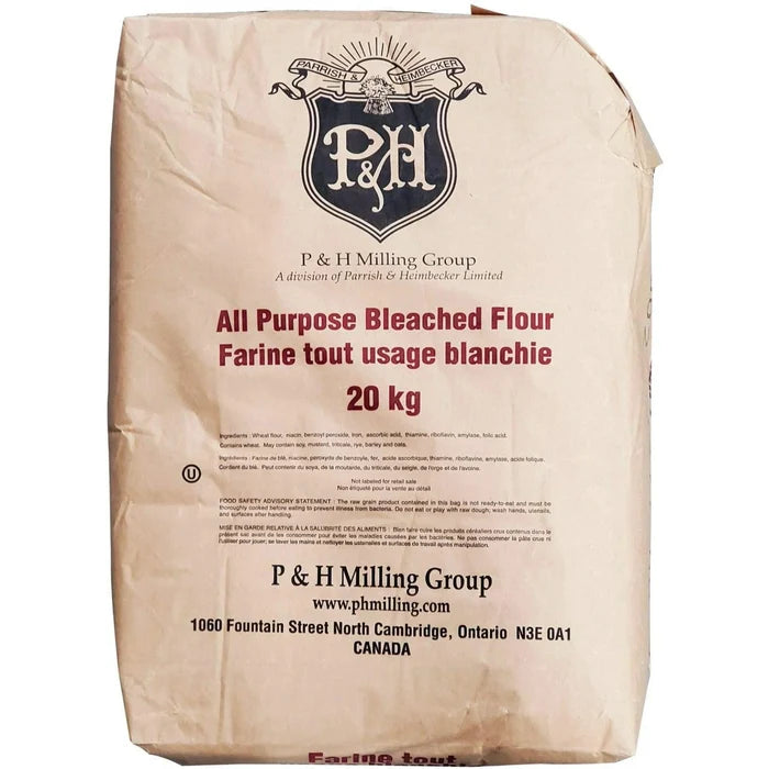 P&H Milling All-Purpose Flour, Bleached - 20kg